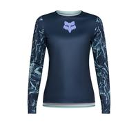 Fox Head Maillot para Damas Ranger Image Print L/S azul S