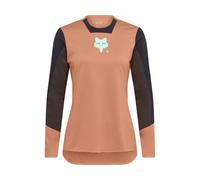 Fox Head Maillot Para Damas Womens Defend L/S Elevated Jersey naranja L