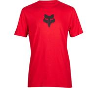 FOX Head Premium Camiseta, rojo, Talla S