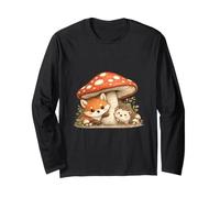 Fox Hedgehog Hushroom Cottagecore Forest Animal Kids Manga Larga