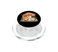 Fox Hedgehog Hushroom Cottagecore Forest Animal Kids PopSockets PopGrip para MagSafe