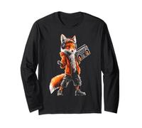 Fox Holds Radio Musc - Auriculares con diseño de Zorro Manga Larga