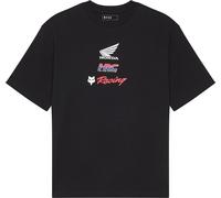 FOX Honda Oversized Camiseta, negro, tamaño S para Hombres
