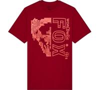FOX Image Skull Premium Camiseta, rojo, tamaño S para Hombres