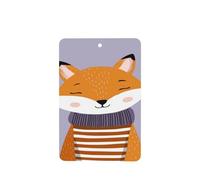 Fox In - Ambientador de coche a rayas, 4 unidades, tarjetas perfumadas para colgar, tarjetas perfumadas para coche, tabletas de aromaterapia