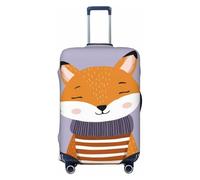Fox in - Funda elástica para equipaje de viaje, a prueba de polvo, resistente a los arañazos, protector de maleta de 22 a 24 pulgadas