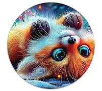 Fox in Sakura 1000 Piezas Rompecabezas Redondo Rompecabezas Redondo De Puzzle 1000 Piezas Fox in Sakura Rompecabezas para Adultos Regalo 1000pcs (67.5x67.5cm)