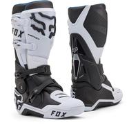 FOX Instinct Botas de motocross, negro-blanco, tamaño 45 para Hombres