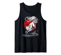 Fox Japanese Kitsune Sunset Japón Niños Niñas Niños Camiseta sin Mangas