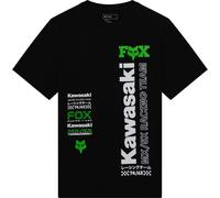 FOX Kawasaki 195 Original Camiseta, negro, tamaño XL para Hombres