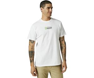 FOX Kawasaki Premium Camiseta, Blanco, Talla S