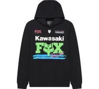 FOX Kawasaki Sudadera con capucha, negro, tamaño M para Hombres