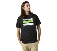 FOX Kawi Stripes SS Premium Camiseta, negro, Talla S