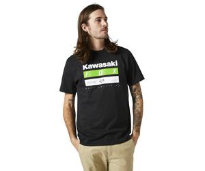 FOX Kawi Stripes SS Premium Camiseta, negro, Talla S