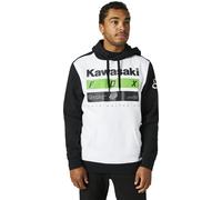 FOX Kawi Stripes Sudadera con capucha, negro-blanco, tamaño 2XL