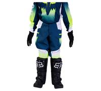 FOX Kids 180 Flora Pantalón de cross Azul/Verde/Blanco 5 unisex