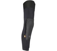 FOX Launch Elite Protectores de rodilla/espinilla, negro, Talla M