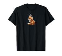 Fox Lavandera Blanca Divertido Amante Pájaro Aves Camiseta