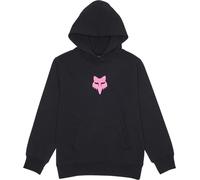 FOX Legacy Sudadera con capucha juvenil, negro-rosa, tamaño XS