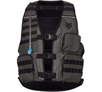 FOX Legion Tac Chaleco de motocross, negro-gris, tamaño L XL para Hombres