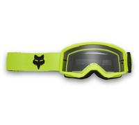 FOX Main Core Gafas de motocross para jóvenes, amarillo, Talla única