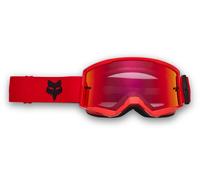 FOX Main Core Mirrored Lens Gafas de motocross, rojo, Talla única