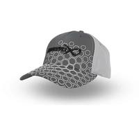 Fox Matrix Hex Print - Gorra de béisbol, color gris, gris, 1