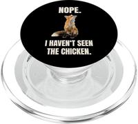 Fox Meme Zorro Nope I Haven't Seen The Chicken PopSockets PopGrip para MagSafe