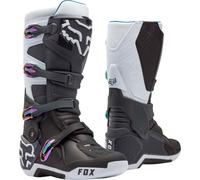FOX Motion Botas de motocross, Blanco/negro/gris, Talla 10