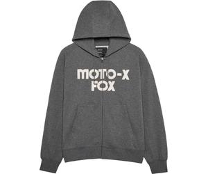 FOX Moto-X Oversized Sudadera con cremallera, gris, Talla XL