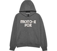 FOX Moto-X Oversized Sudadera con cremallera, gris, tamaño XL para Hombres