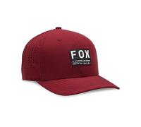 FOX NON STOP TECH FLEXFIT BASEBALL CAP SCARLET S/M