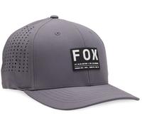 Fox Racing Non Stop Tech Flexfit Gorro/Sombrero, Gris Acero, S para Hombre