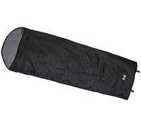 Fox Outdoor MFH Extraleichter Schlafsack, Mumienschlafsack 210 x 75 x 60 cm, Biwaksack, Camping(Negro)