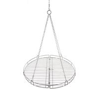 FOX Outdoor Rejilla De Barbacoa Redonda Con Cadena Plegable Parrilla De Camping