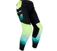 FOX Pantalones 180 Flora Junior Lady Black / Yellow 2024 24