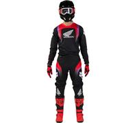 FOX 180 Honda 2023 Pantalones de motocross, negro-rojo, tamaño 28 para Hombres