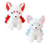 Fox Plush - Cute 9 Tailed Cartoon Stuffed Animal, Soft Exquisite Cuddling