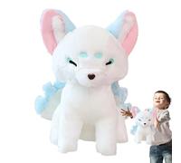 Fox Plush, Cute Nine Tailed Fox, PP Cotton Soft and Exquisite Cartoon Animal Doll Toy, Comfortable Cuddling for Christmas, Valentine's Day, and Easter, 38x30x20cm