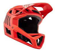 Fox Proframe Nace MIPS CE-Casco de Bicicleta Flameado, Talla L Casco, Adultos Unisex, Naranja (Orange Flame)