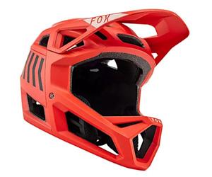 Fox Proframe Nace MIPS CE-Casco de Bicicleta Flameado, Talla L Casco, Adultos Unisex, Naranja (Orange Flame)