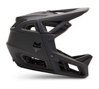 Fox Racing Proframe RS, CE Casco Integral MTB Transpirable y Ligero, Sistema Boa Ajustable, Protección MIPS Integra, Visera Regulable, Soporte GoPro, Cierre Fidlock, Negro, Talla: L
