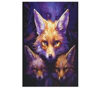 Fox Puzzle Games for Adults Y Niños - for Creativity And Mindfulness - Challenging Jigsaw Puzzles 1000 Piezas for Family 78 × 53 cm