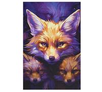 Fox Puzzle Games for Adults Y Niños - for Creativity And Mindfulness - Challenging Jigsaw Puzzles 1000 Piezas for Family 78 × 53 cm