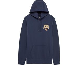 FOX Racewear Sudadera con capucha, Azul oscuro/naranja, Talla S