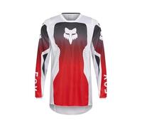 FOX 180 Shield Maillot de motocross, negro-blanco-rojo, tamaño M para Hombres