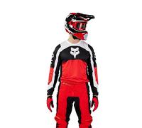 Fox Racing 180 Nitro Motocross Jersey, Rojo Fluorescente, XS