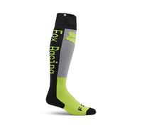 Fox Racing 180 Sock Calcetines, Gris/Amarillo Lean, L Hombres