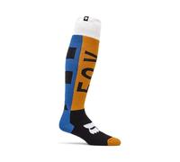 FOX 180 Collect Calcetines de motocross, Azul/Naranja, Talla S