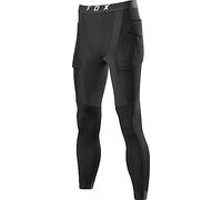 Fox Racing - Baseframe Pro Pantalones - Pantalones de protección Motocross de montaña - Protección de Cadera/cóccix Poron, Ajuste elástico, Transpirable, Protectores, Negro, XL